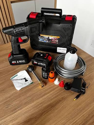 🚿⚡ HIDROLAVADORA INALÁMBRICA 48W + 2 BATERÍAS 🔋🔋
