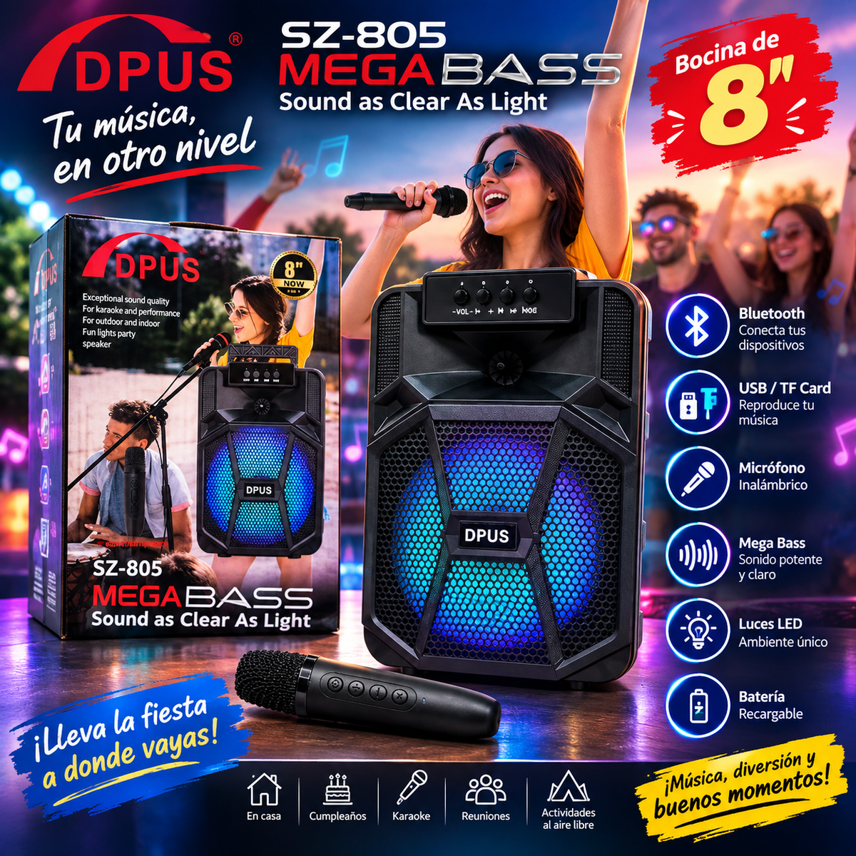 BOCINA BT SZ-805