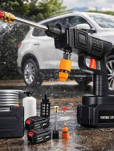 🚿⚡ HIDROLAVADORA INALÁMBRICA 48W + 2 BATERÍAS 🔋🔋