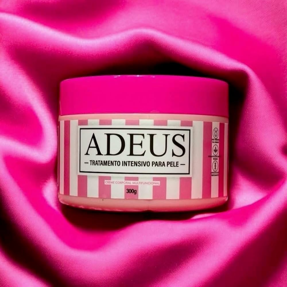 Crema corporal de tratamiento intensivo Vizcanova en tarro rosa sobre fondo de satén fucsia brillante